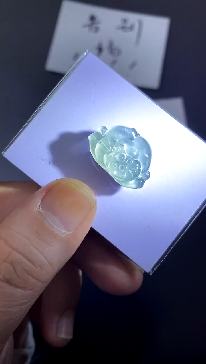 【闪购商品】定制翡翠18K金镶嵌挂件