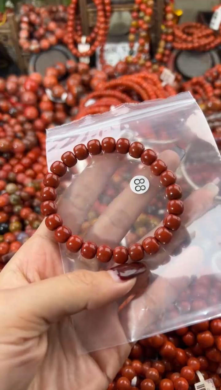 未镶嵌手串南红玛瑙8+