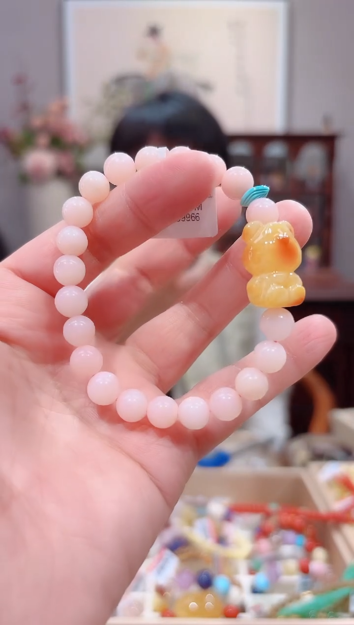 【闪购商品】蛋白石手链未镶嵌设计款珠串8+