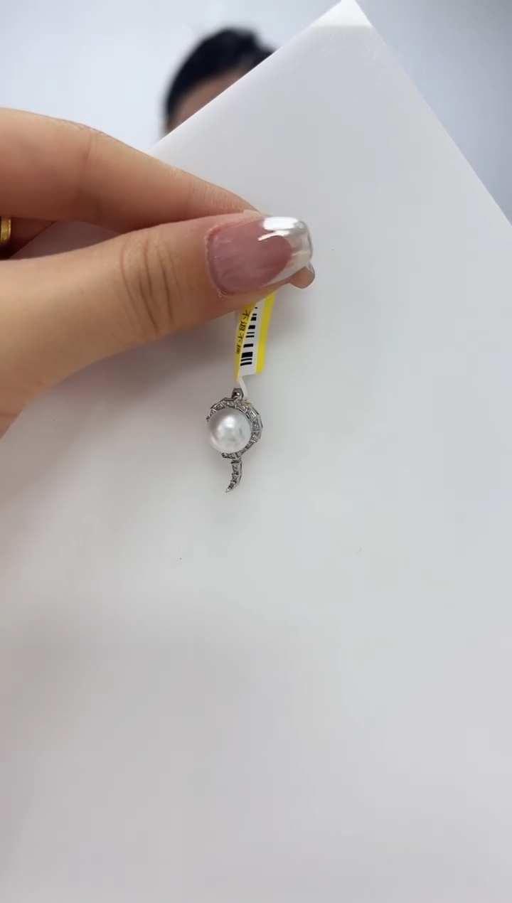 【闪购商品】海水珍珠DA银S925镶嵌吊坠  V3334