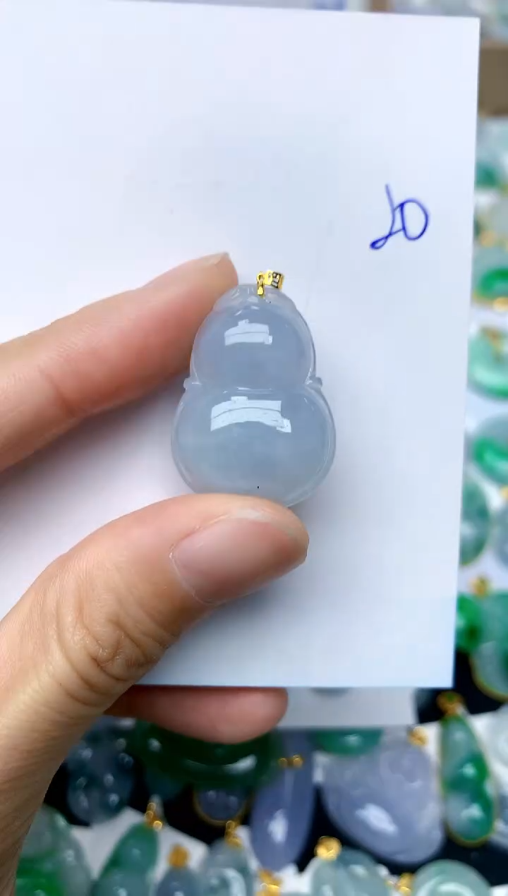 【闪购商品】翡翠颈饰18K金镶嵌20天然A货翡翠·