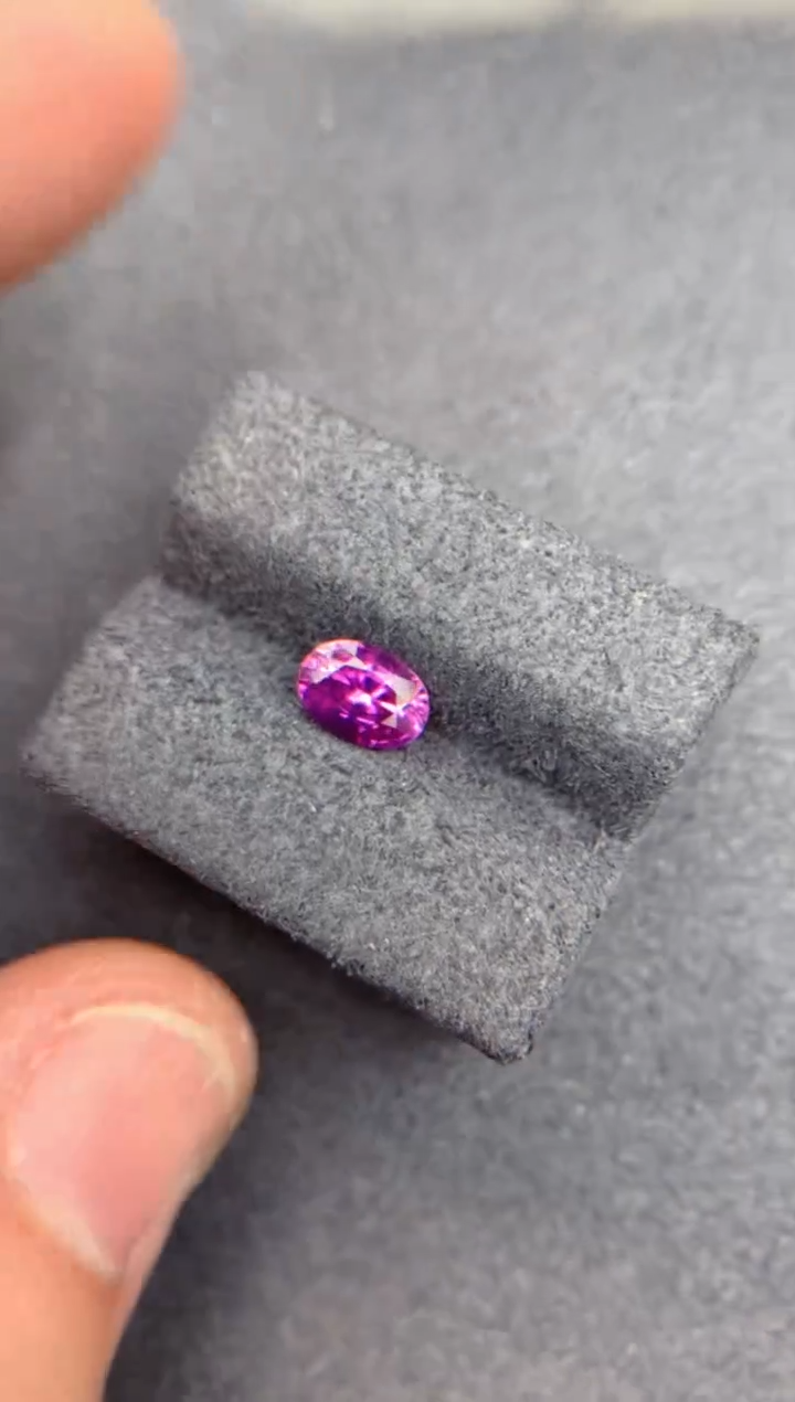 【闪购商品】彩色蓝宝石裸石未镶嵌1ct紫蓝宝