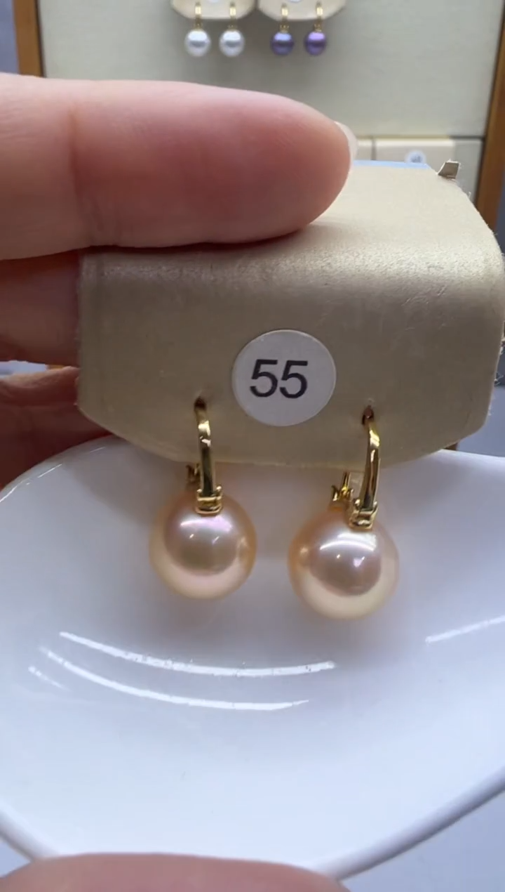 未镶嵌耳饰淡水珍珠55