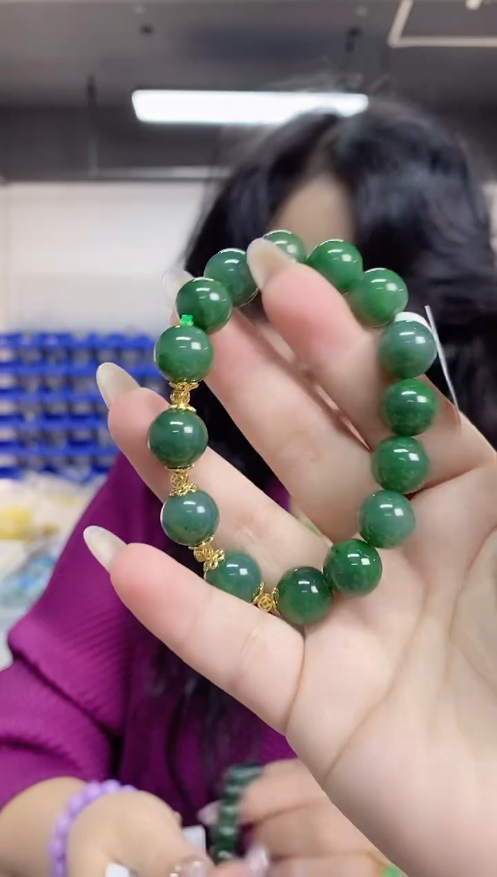 【闪购商品】和田玉未镶嵌手串多样性发其一颜色微差