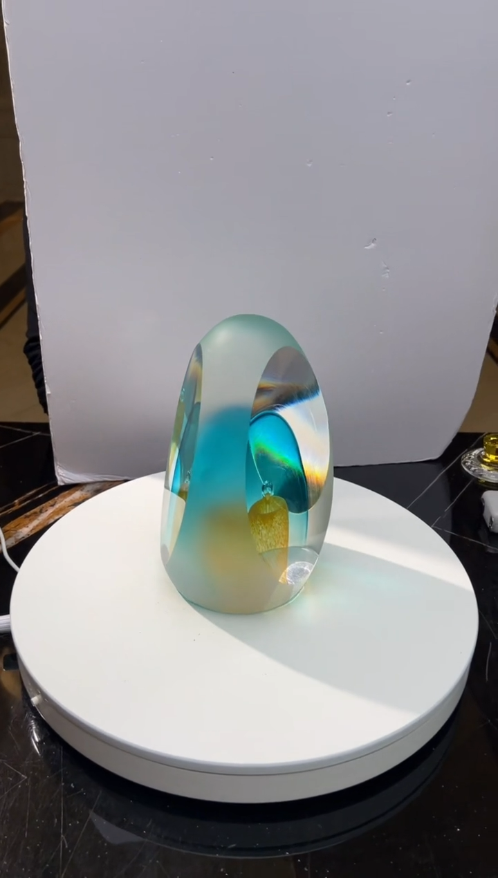 【闪购商品】摆件滴水穿石水晶琉璃摆件