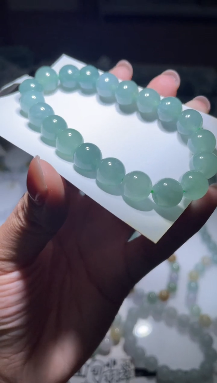 【闪购商品】定制翡翠未镶嵌翡翠手串