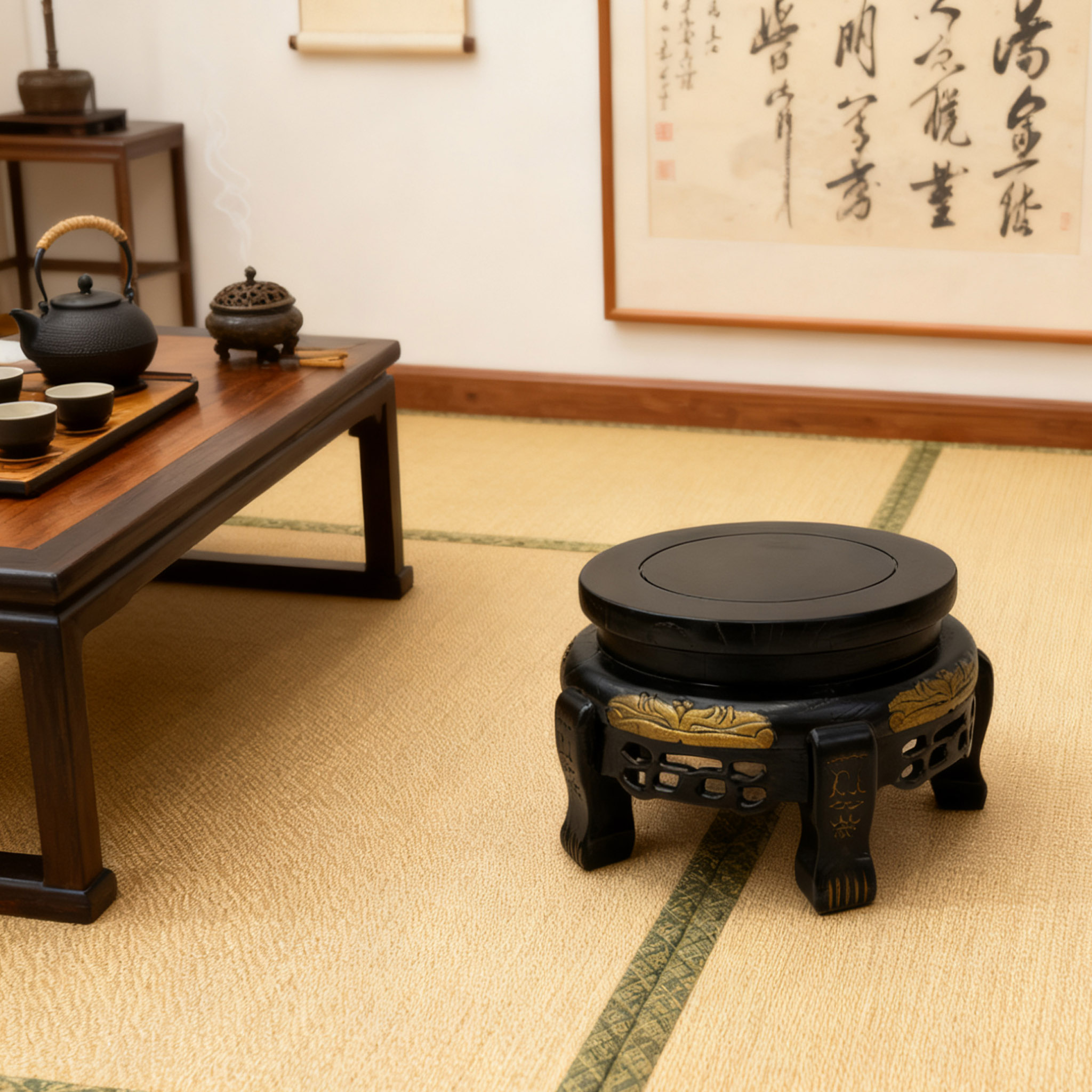 【本尼家】TS769凳子花架高21*直径36cm