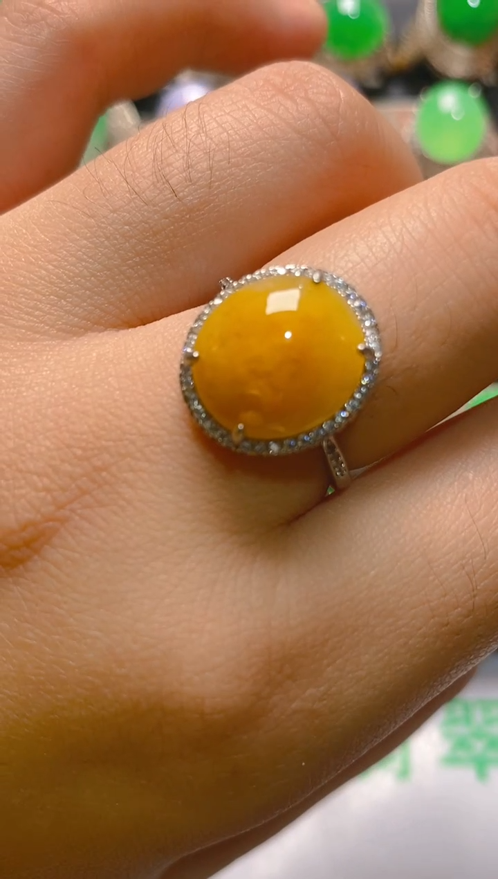 【闪购商品】翡翠耳饰银S925镶嵌天然A货翡翠1