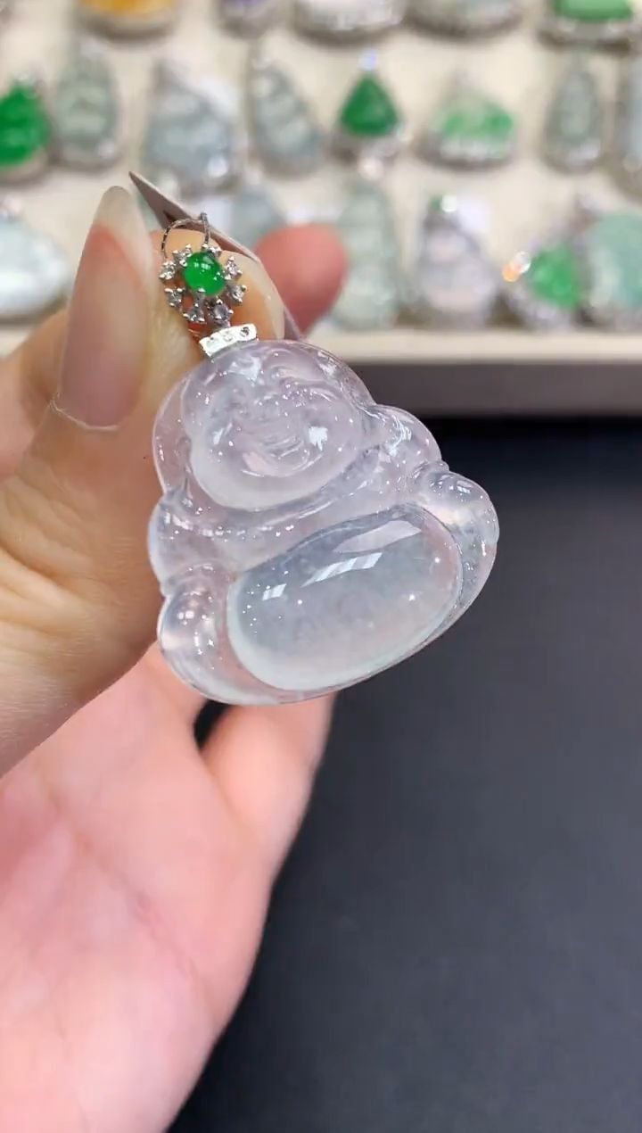 【闪购商品】翡翠颈饰18K金镶嵌C26    