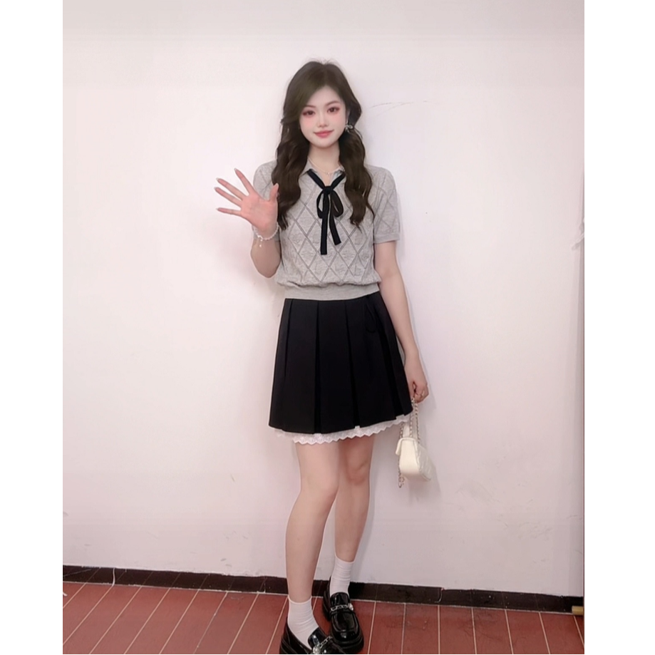 IEF/爱依服2025新款夏季学院风气质套装