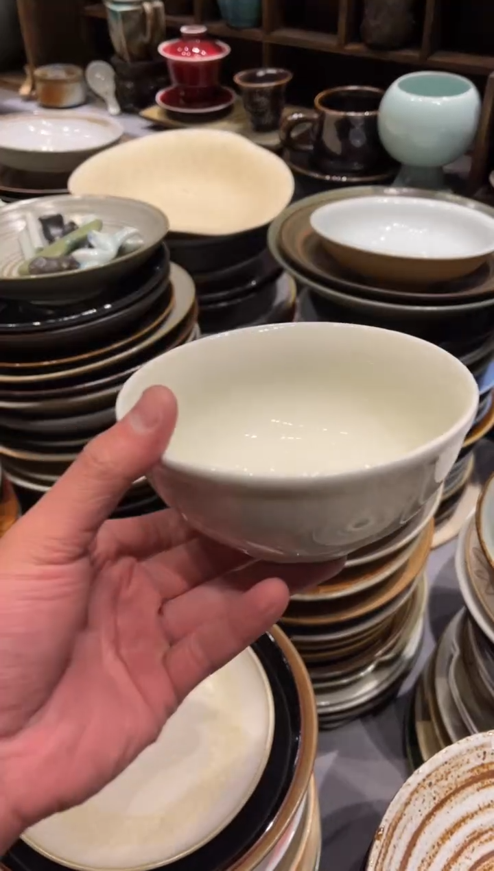 【闪购商品】瓷片38 微瑕定白米饭碗1个