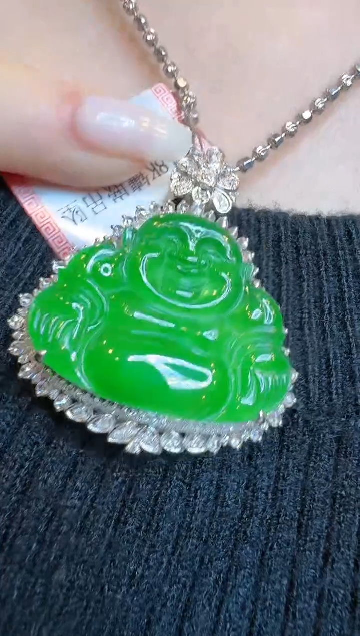 【闪购商品】翡翠吊坠(不含链)18K金镶嵌多样性团购发一件
