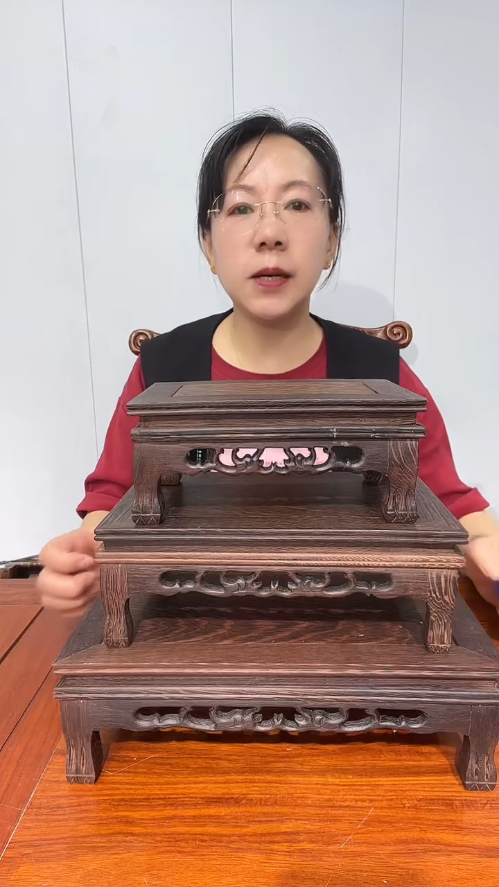 木鸡翅木原木原色小方台