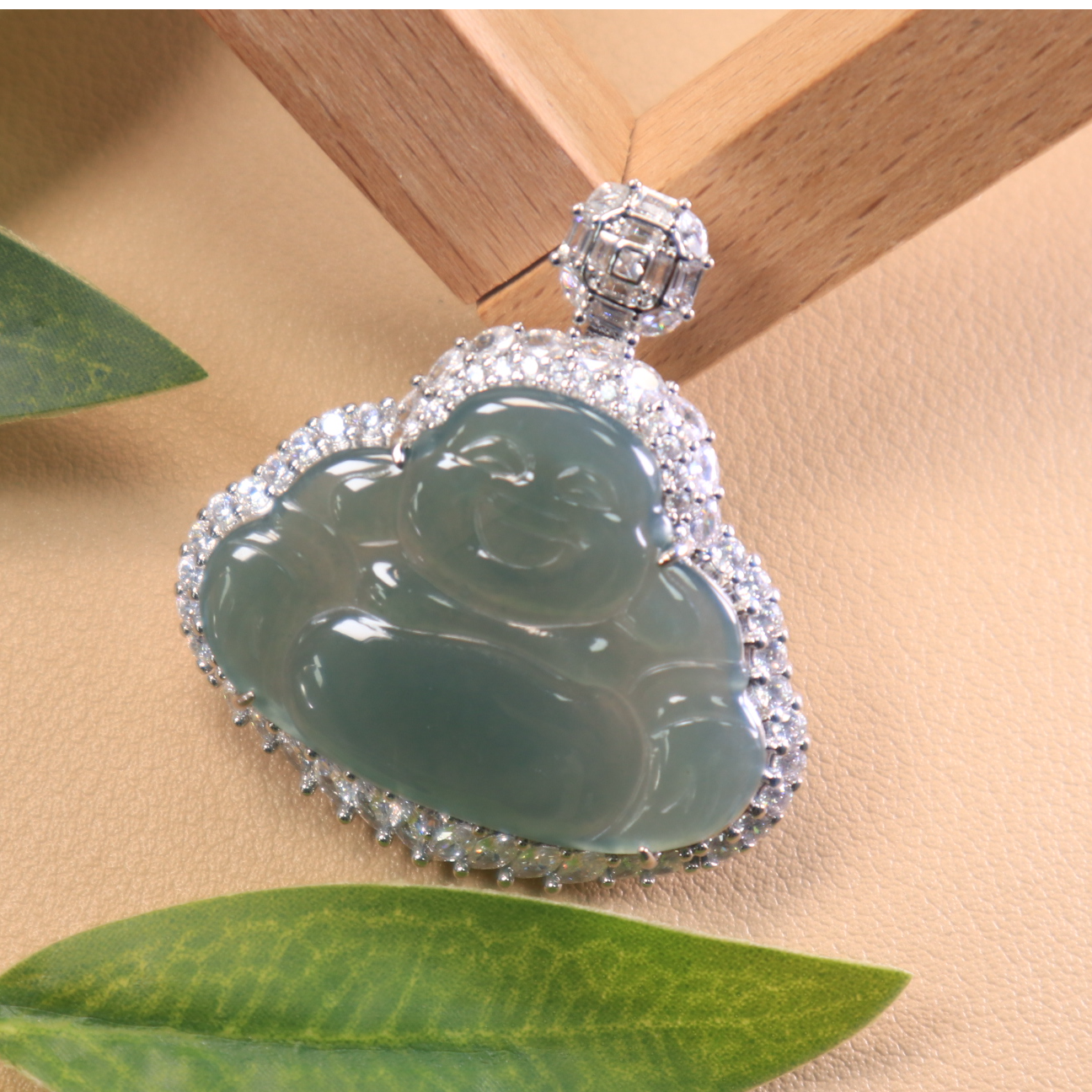 天然A货翡翠精美时尚佛公吊坠（多样性发货）