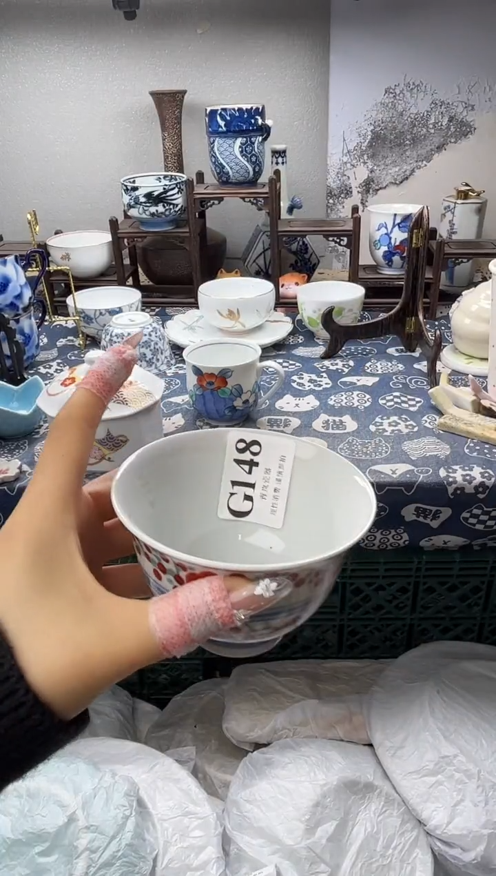 瓷片狼*花  G148