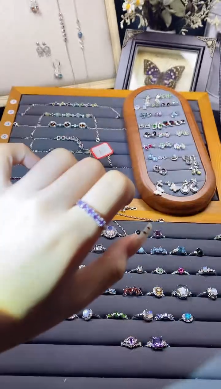 【闪购商品】水晶手链银S925镶嵌A78