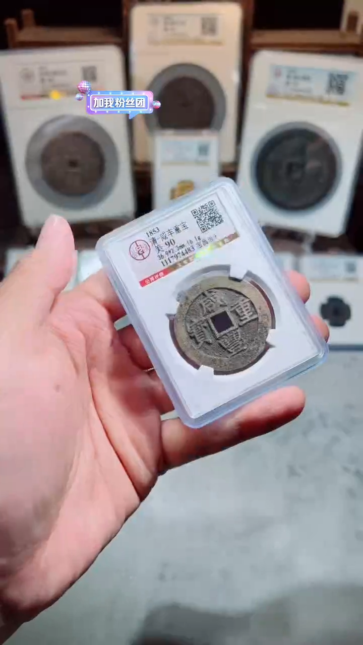 【闪购商品】铜咸丰重宝宝昌当十