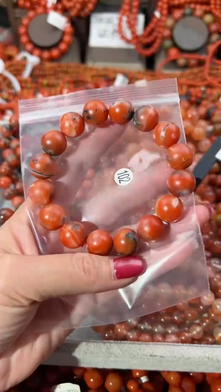 【闪购商品】南红玛瑙手串未镶嵌13+