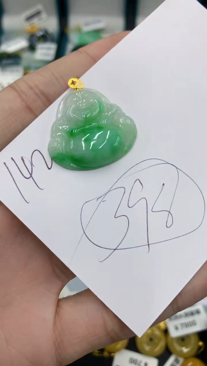 【闪购商品】翡翠颈饰18K金镶嵌号链接111111