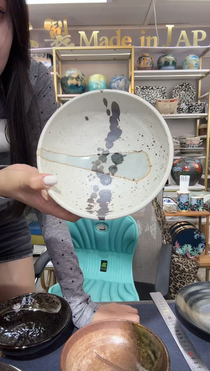 陶瓷粗陶16.5厘米钵一只