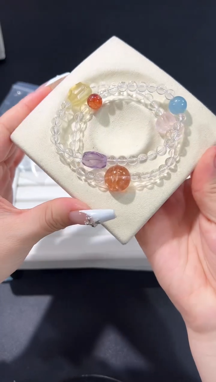 未镶嵌手串水晶31c多样性发其一【1条】默认微瑕