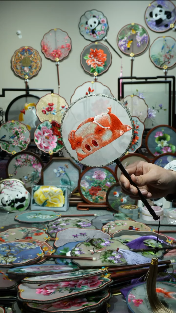 刺绣纯手工苏绣艺术品