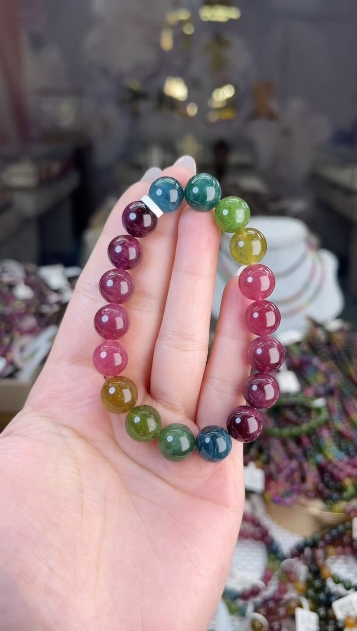 【闪购商品】碧玺/未镶嵌10mm+碧玺单圈多样性发货