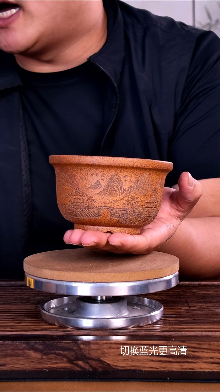 紫砂花盆紫砂花盆内口11-6