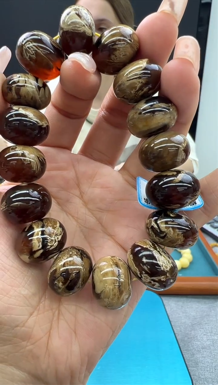 【闪购商品】琥珀手链未镶嵌626秒拍号