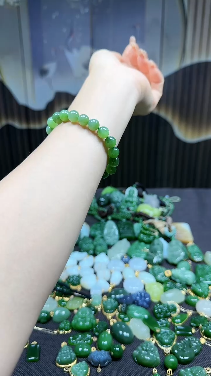 和田玉未镶嵌挂件10