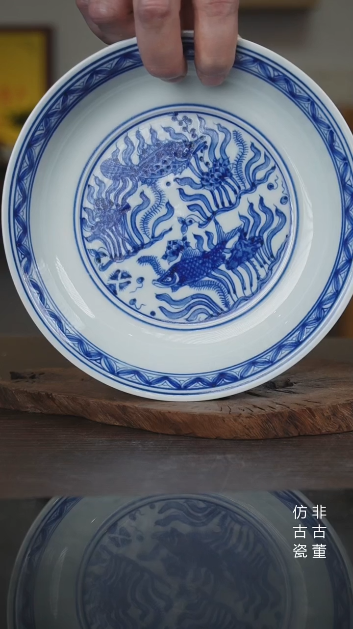 景德镇手工手绘陶瓷微瑕