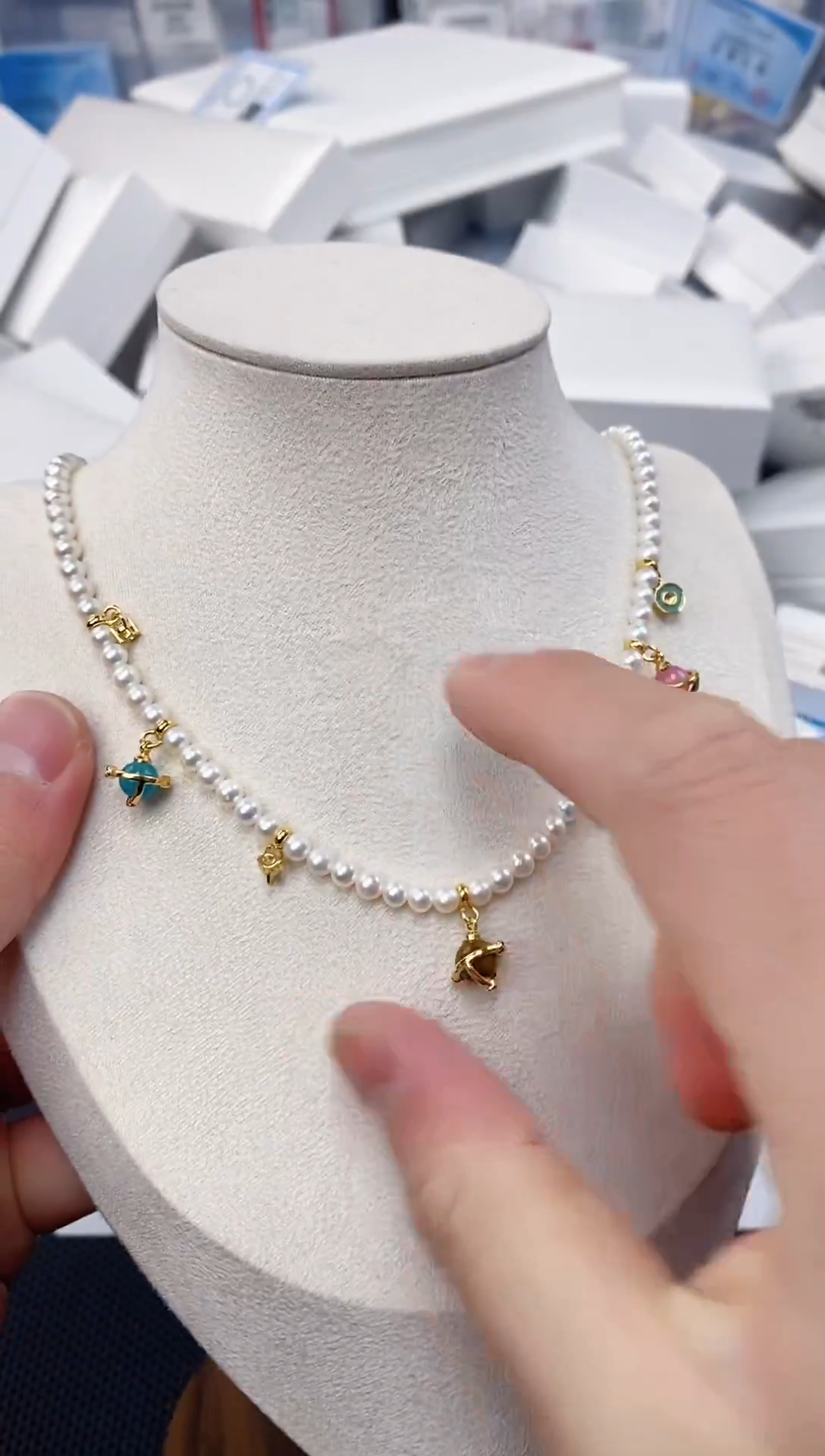 未镶嵌耳饰淡水珍珠XL1068