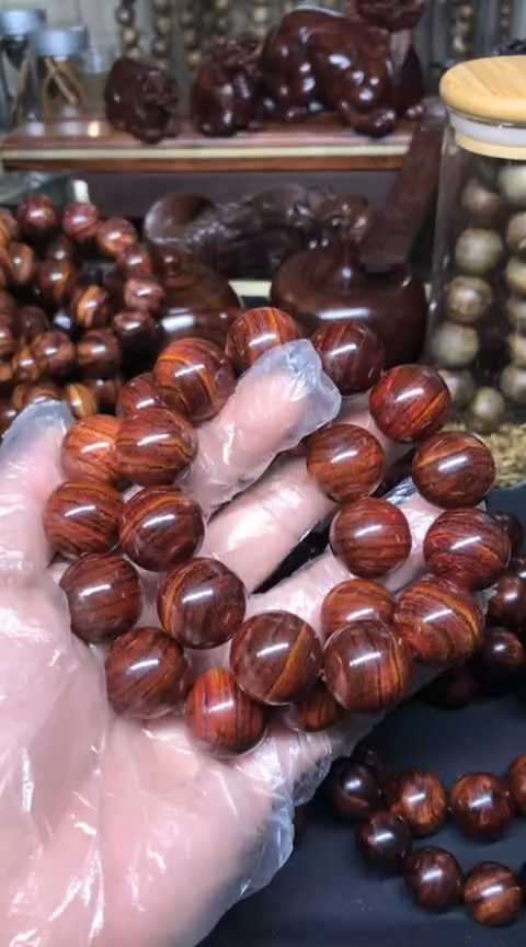 【闪购商品】黄花梨/降香黄檀手串/手链海南黄花梨老干料