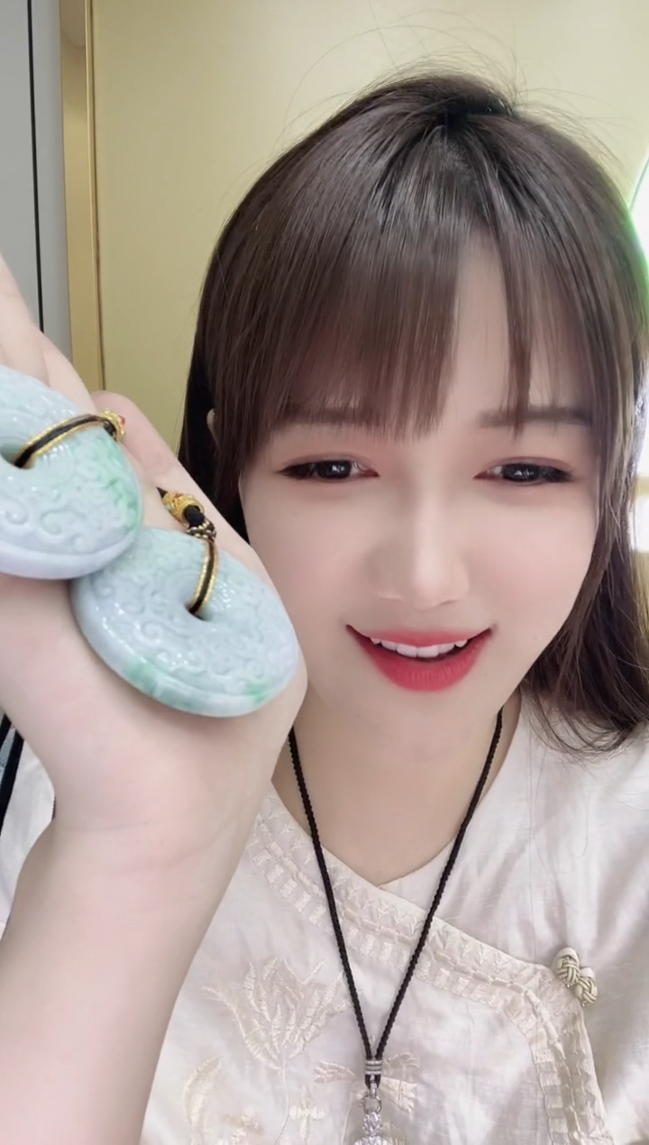 翡翠挂件未镶嵌315474/平安扣  多样性一件发