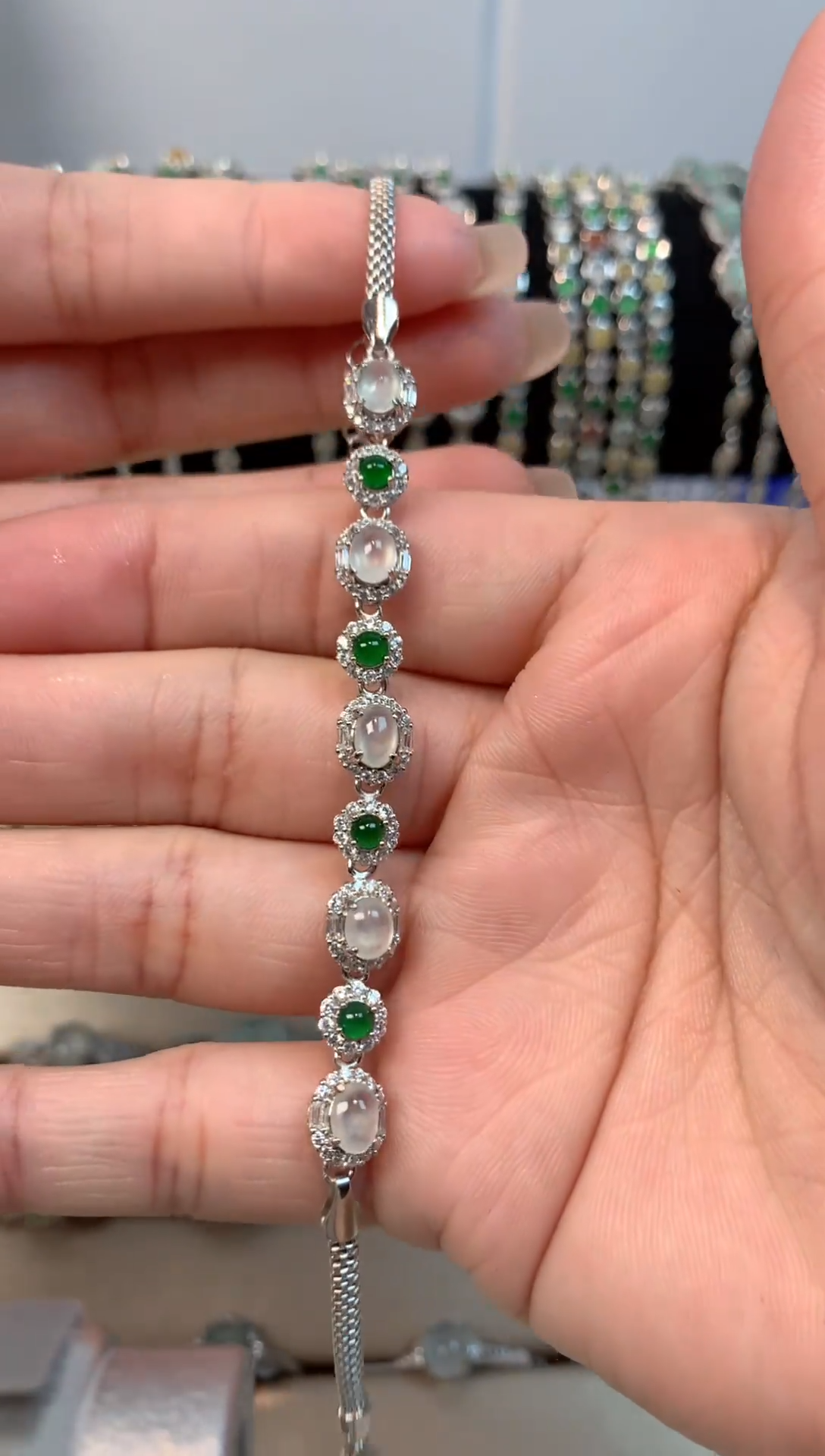 未镶嵌手链翡翠天然A货翡翠