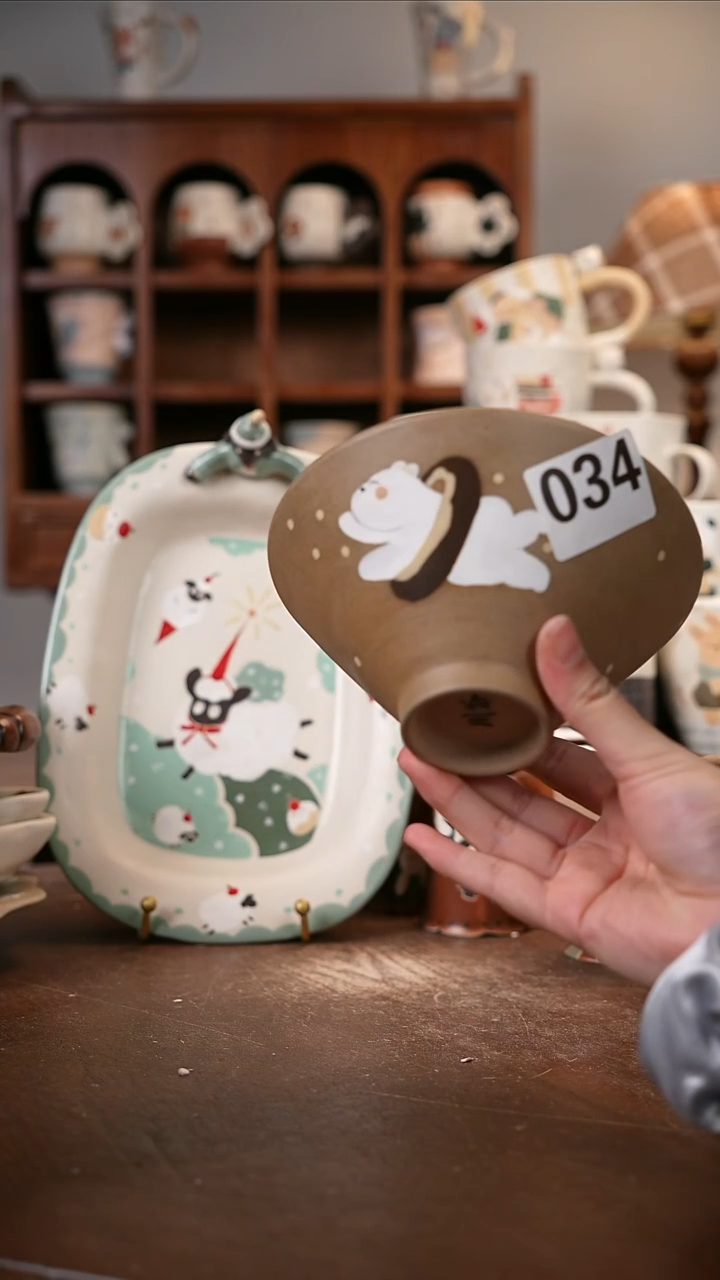 可爱川谷原创陶瓷8.5直播福利微瑕34