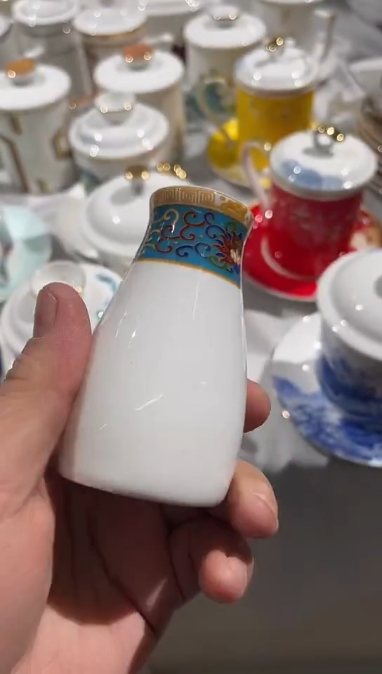 瓷缠之恋盐湖罐1个