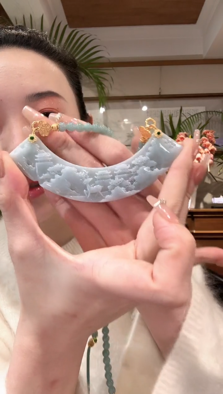 【闪购商品】翡翠颈饰未镶嵌国风