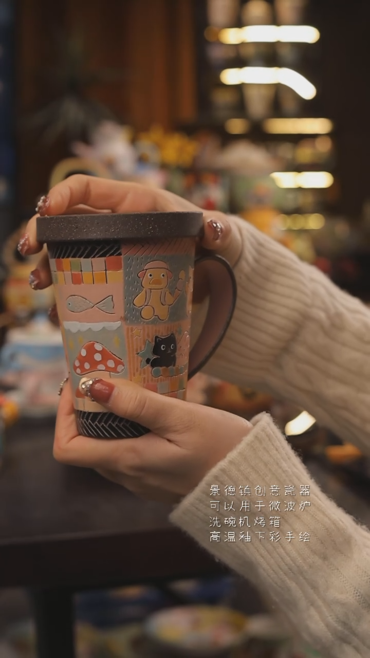 景德镇釉下彩绘设计师款式陶瓷