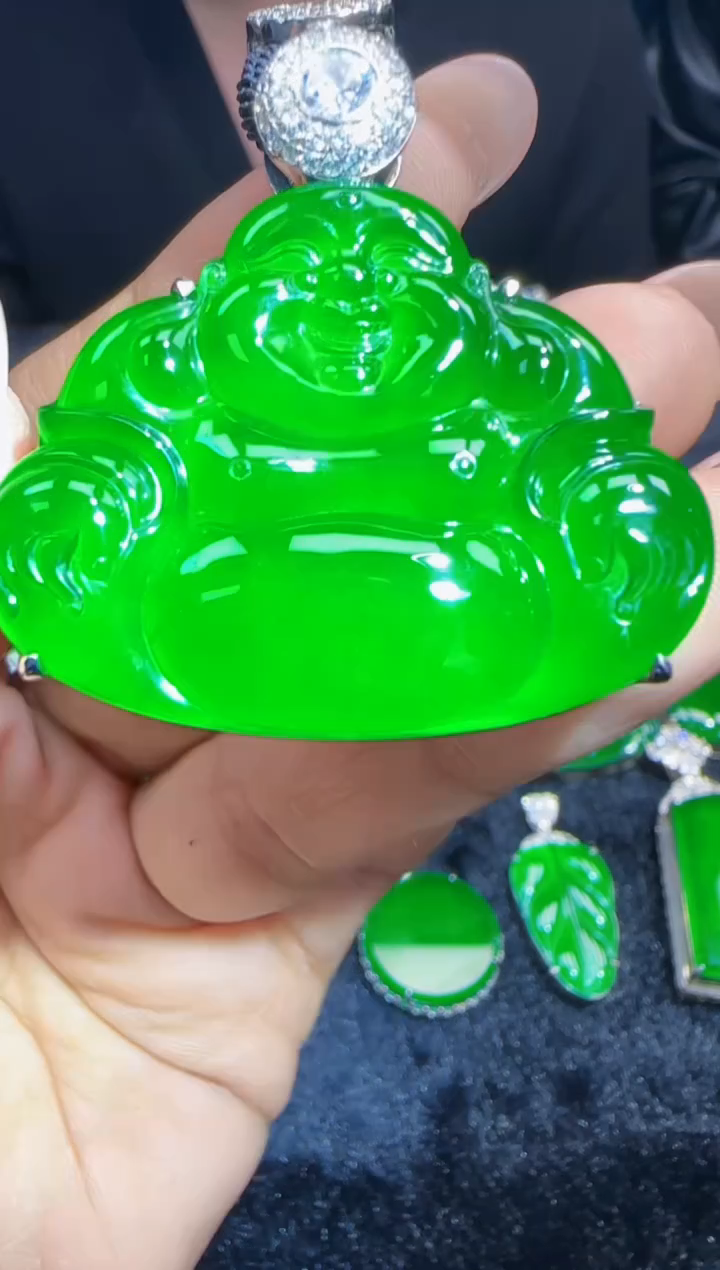 未镶嵌定制翡翠翡翠吊坠138