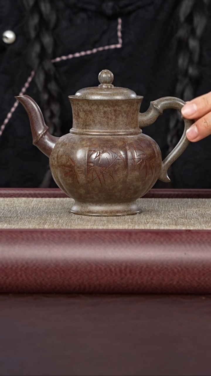 紫砂茶壶供春道婷婷紫砂19