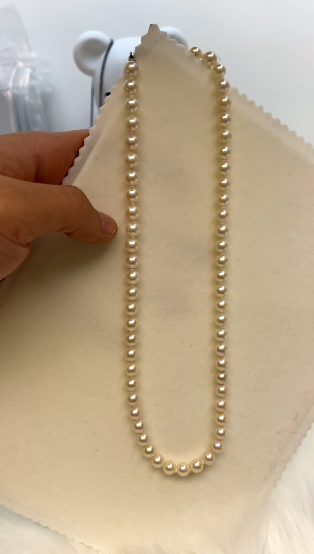 颈饰银S925镶嵌海水珍珠6.5-7