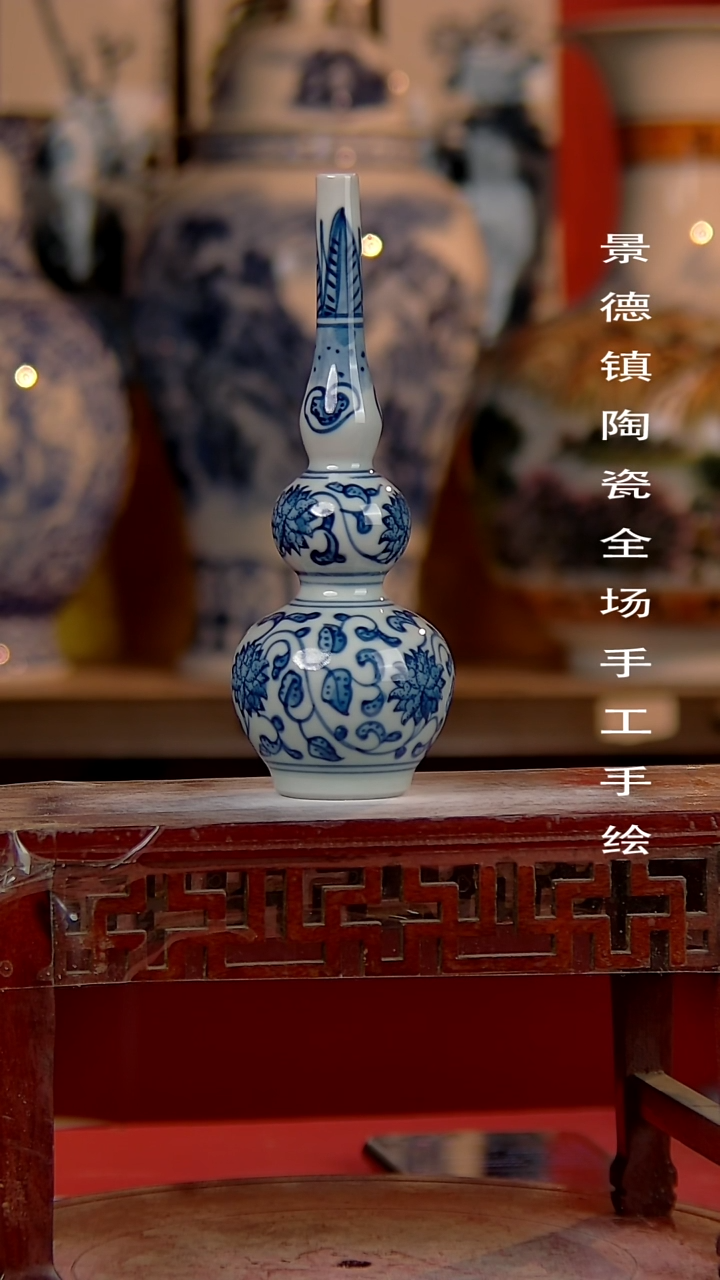 摆件景德镇陶瓷 手工手绘