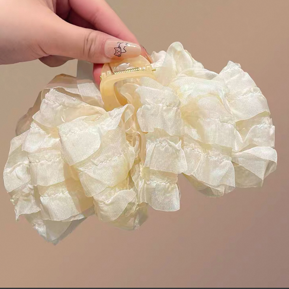 YEER·SHOP【蓬蓬蝴蝶夹～】爷儿夏季时尚百搭新款蓬蓬发夹