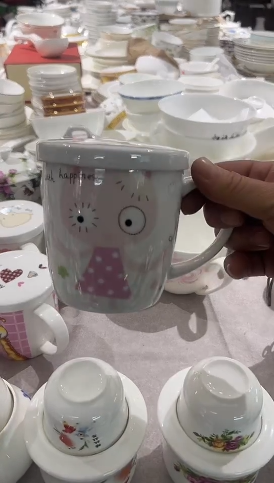 骨瓷杯子隆达骨瓷