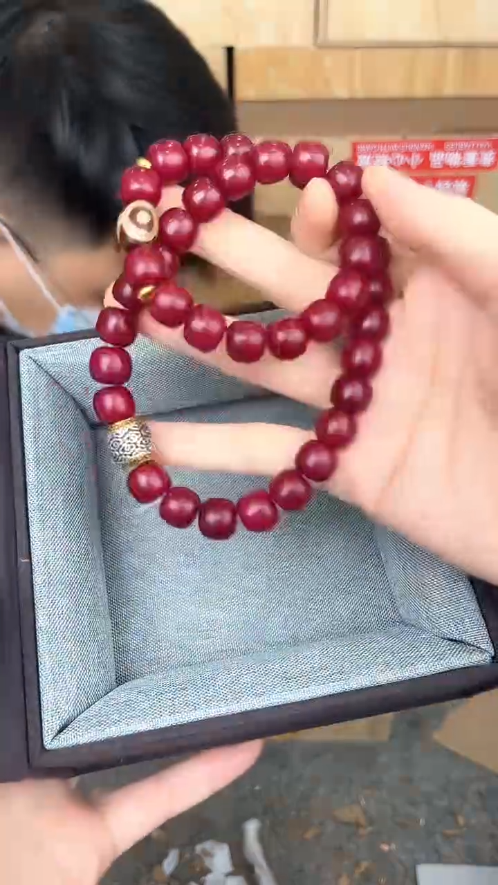 品茗茶器天珠红菩提链接@@YS895