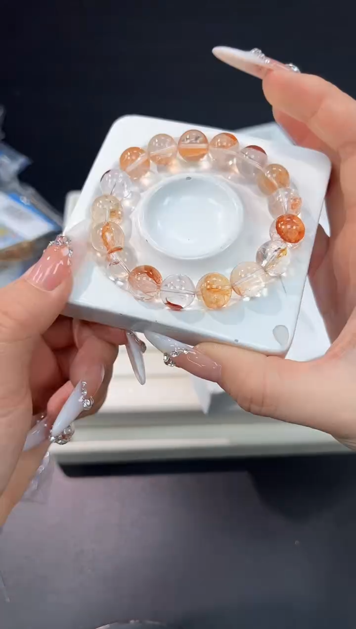 水晶手串未镶嵌12b多样性发其一【1条】默认微瑕