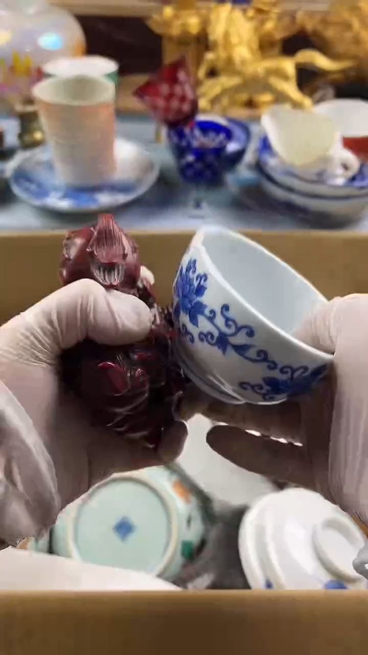 瓷片茶英歌瓷器满28包邮