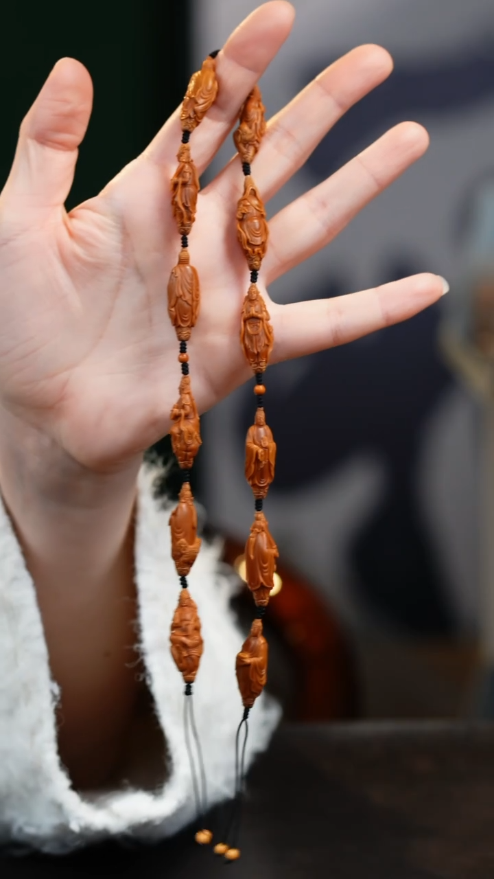 【闪购商品】橄榄核其他宋水官万佛细长脖挂