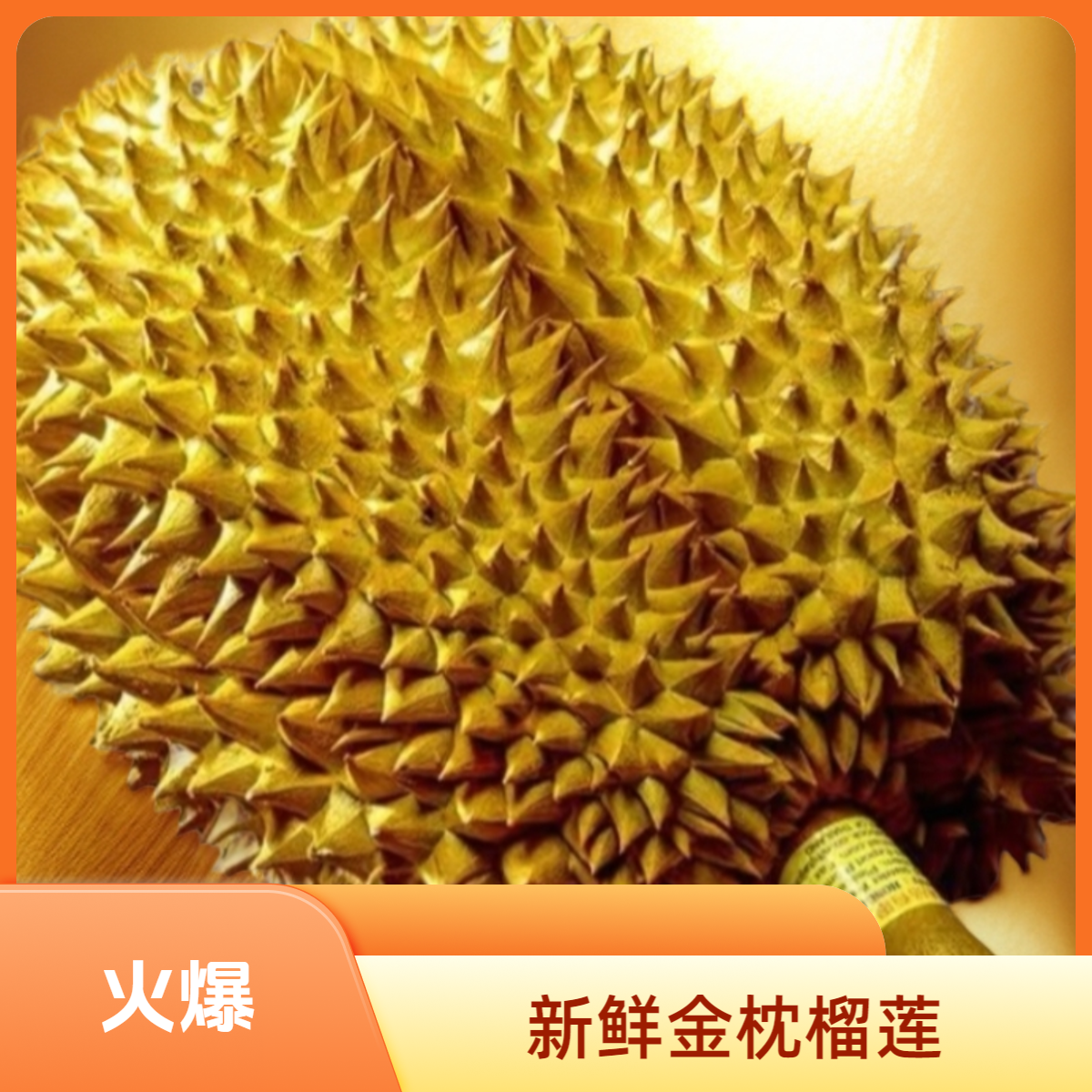 【Y专属.】顺丰包邮泰国新鲜金枕榴莲树熟新鲜采摘1-7斤干包黄肉软糯香甜核小顺丰包邮金枕泰国东部